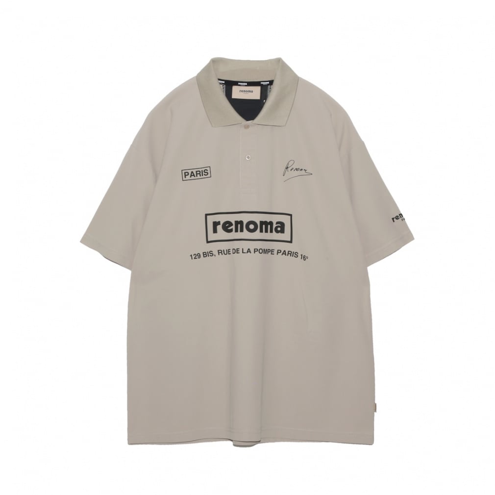 BACK SWITCHING POLO SHIRT SS RGBC-002(ベージュ-S)