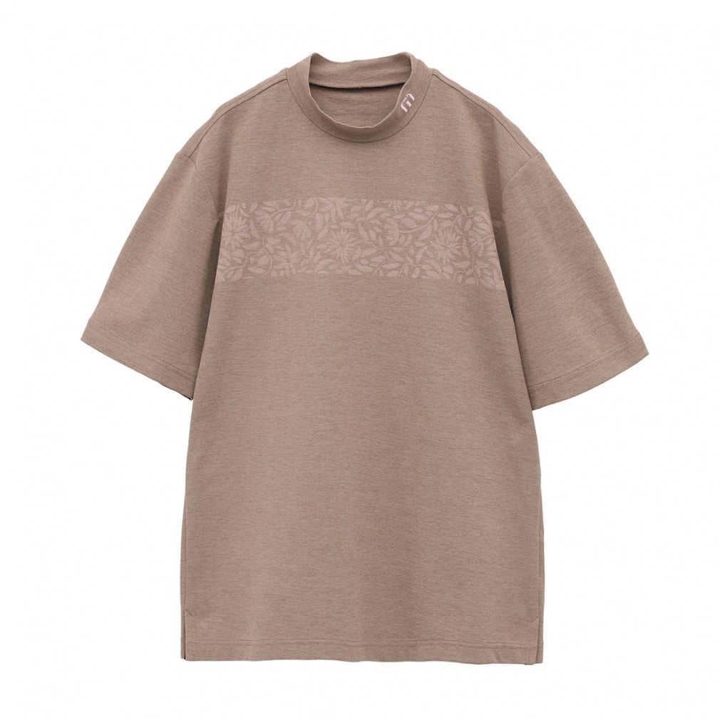 S/S Rubber Print Mock 7AL026(ベージュ-M)