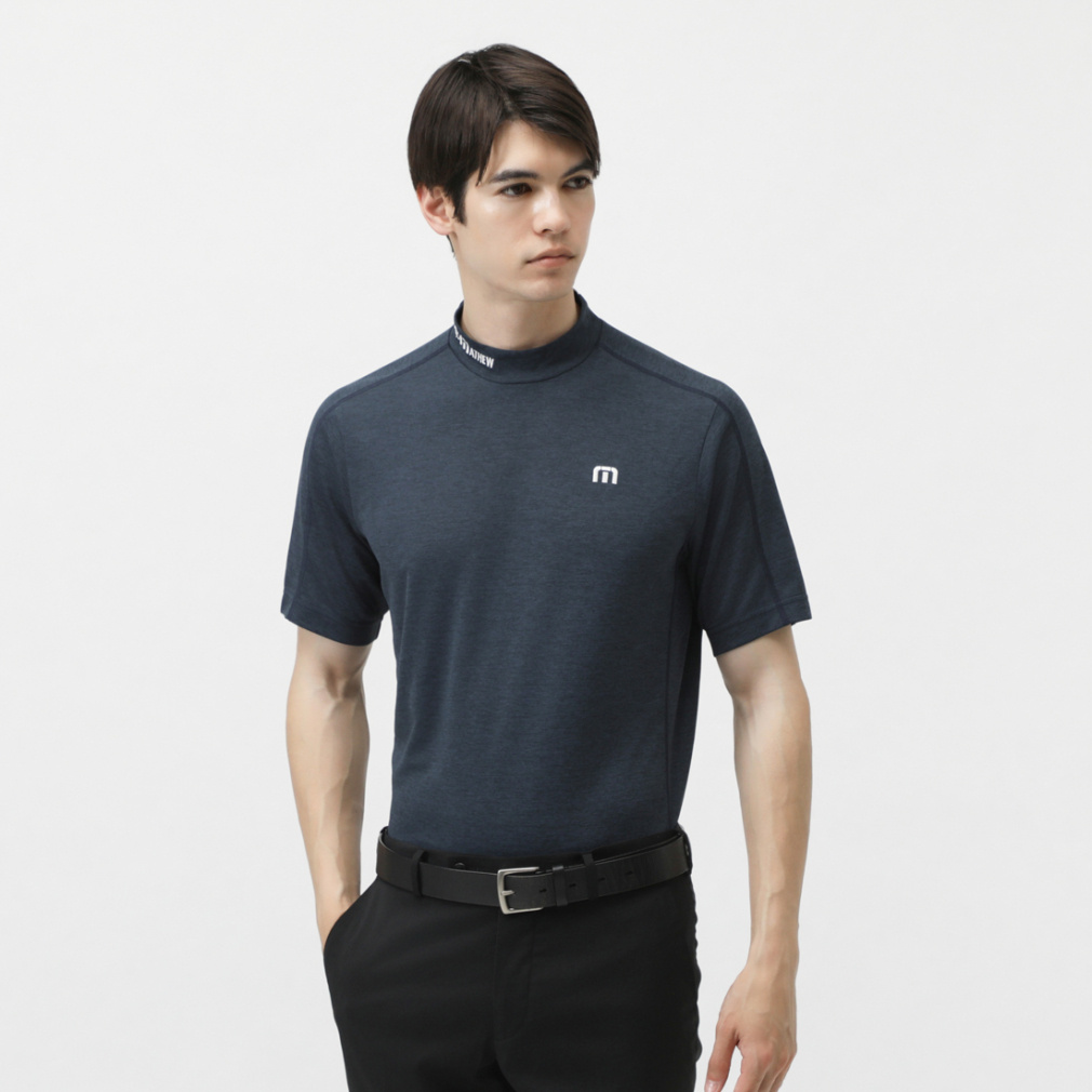 トラヴィスマシュー ゴルフウェア 半袖シャツ 春 夏 S/S Tour Mock Neck (7AJ040) メンズ TravisMathew