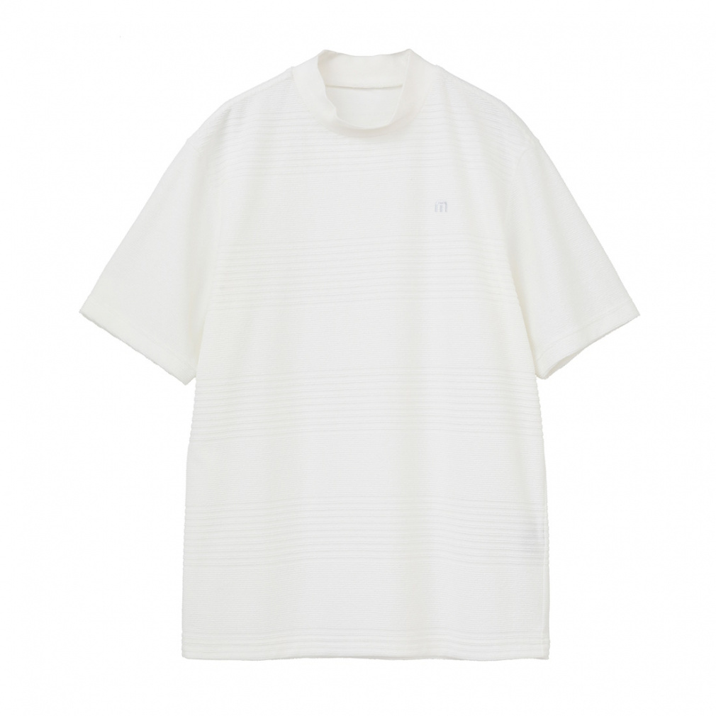 gBX}V[ StEFA Vc t  S/S Jacquard Mock Neck (7AJ026) Y TravisMathew
