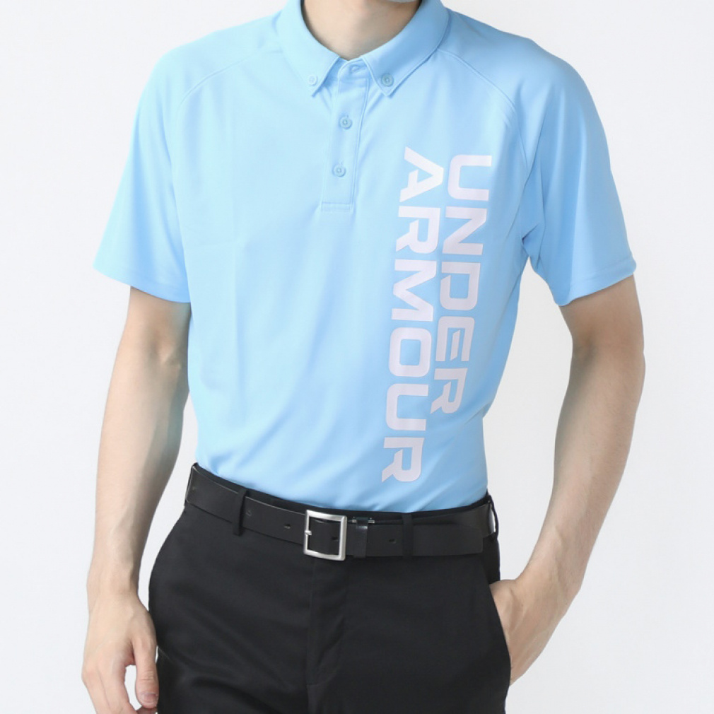 アンダーアーマー ゴルフウェア 半袖シャツ 春 夏 UAコア ショートスリーブ シャツ24 (1384845) メンズ UNDER ARMOUR