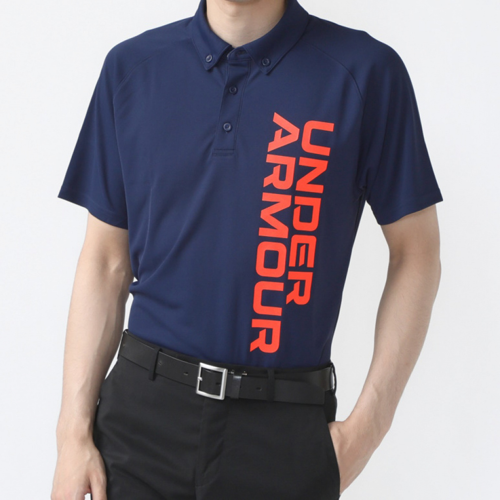 アンダーアーマー ゴルフウェア 半袖シャツ 春 夏 UAコア ショートスリーブ シャツ24 (1384845) メンズ UNDER ARMOUR