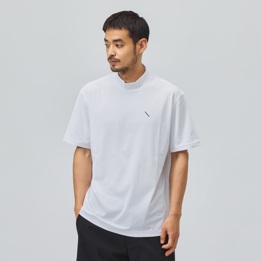 �T�^�f�[�Y�j���[���[�N�V�e�B �S���t�E�F�A �����V���c �t �� DOT MESH HALF MOCKNECK SHIRT (BGM26220) �����Y SATURDAYS NEW YORK CITY