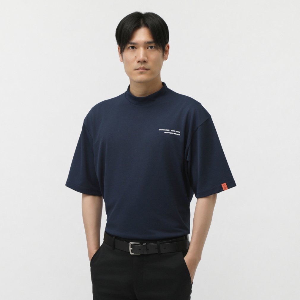 ユナイテッドアローズ ゴルフウェア 半袖シャツ 春 夏 ハイネックシャツ (UAGM-25123) メンズ UNITED ARROWS