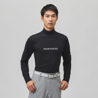 パーリーゲイツ ゴルフウェア 長袖シャツ 秋 冬 スーピマベア天