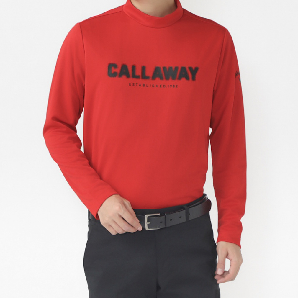 新品 Callaway STAR WARS モックネックシャツ L キャロウェイ ゴルフウェア 長袖シャツ 秋 冬 ストレッチスムース