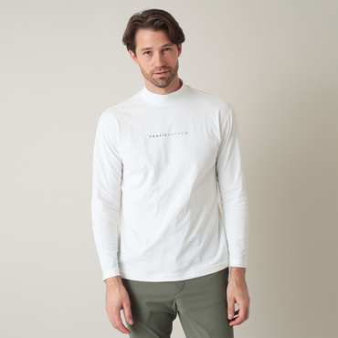 AP L/S Chest Logo Mock 7AM402