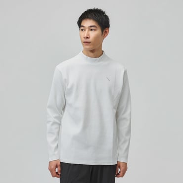 Waffle Mockneck LS BGM66040
