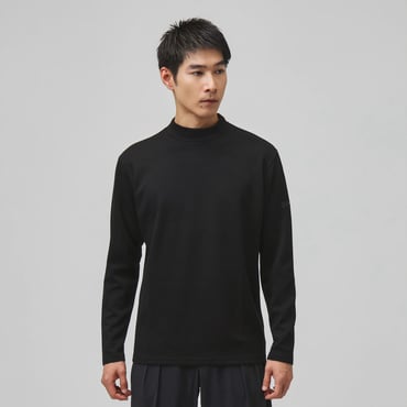 Doubleknit Mockneck LS BGM66080