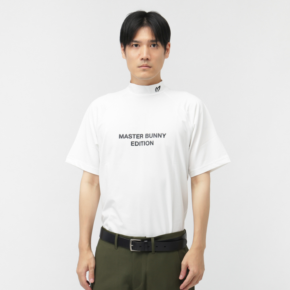 マスターバニーエディション ゴルフウェア 半袖シャツ 秋 冬 ブリスターストレッチ (7585267801) メンズ MASTER BUNNY EDITION