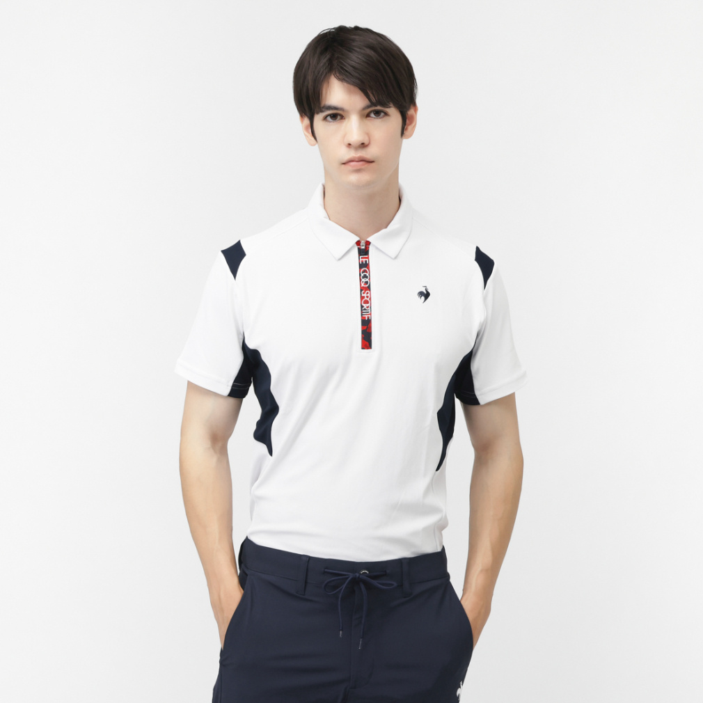 無地ハーフジップ半袖シャツ LG5FHS80M｜Alpen Online