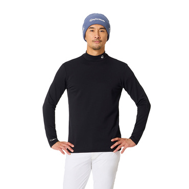T-HEAT ブラッシュド L/S モック TO057