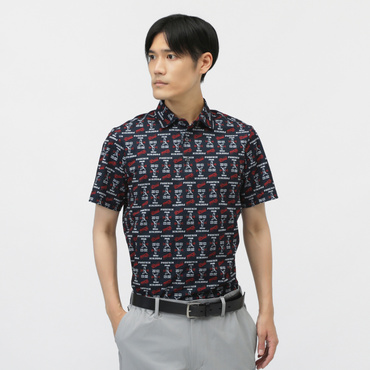 FR2GOLF 表参道店限定 ペイズリーバックプリント ポロシャツ 半袖 即完品 ドットメッシュ総柄半袖ポロシャツ 6215260703｜Alpen Online
