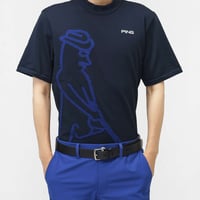 ピン ゴルフウェア 半袖シャツ 秋 冬 24FWMr. 半袖ハイネックニット