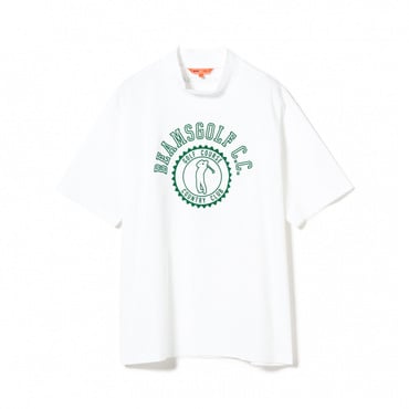 LPFG ウィメンズ オールオーバー 半袖モックネックシャツ新品 アンパスィ ゴルフウェア 半袖シャツ 春 夏 SWING DRY メッシュ半袖