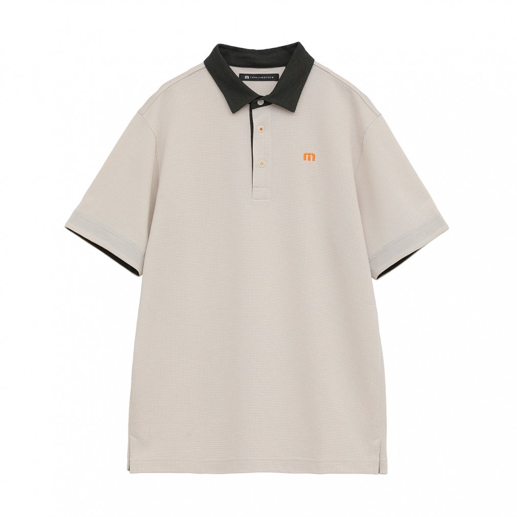 gBX}V[ StEFA Vc H ~ S/S Houndstooth Polo (7AM053) Y TravisMathew