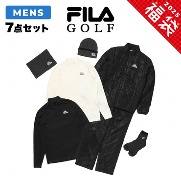 福袋 2025 フィラ メンズ  7点セット ブラック