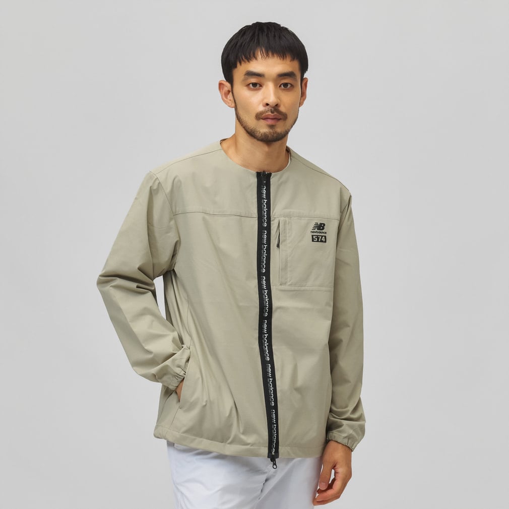 ニューバランス ゴルフウェア 長袖ウインドブレーカー 秋 冬 FULL ZIP