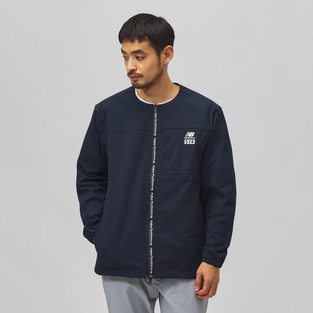 ニューバランス ゴルフウェア 長袖ウインドブレーカー 秋 冬 FULL ZIP