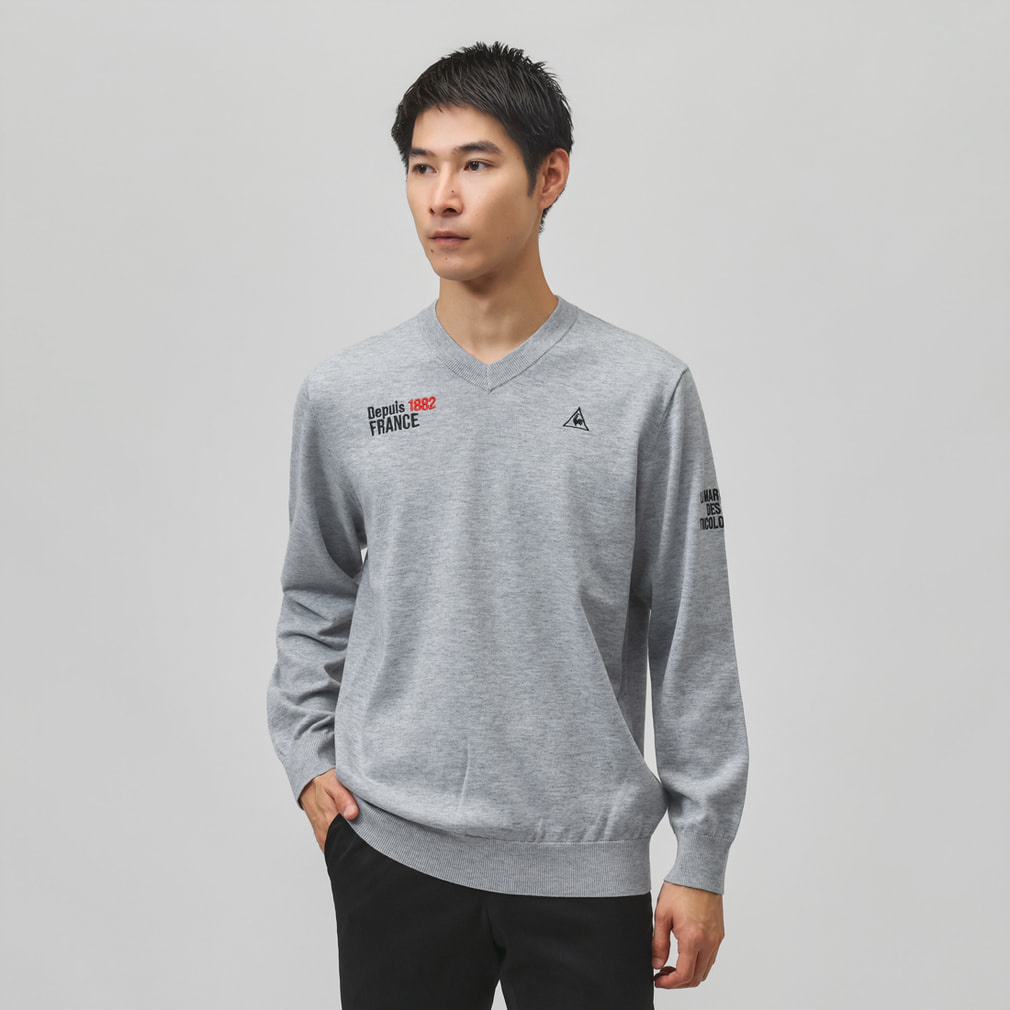 ルコックスポルティフ ゴルフ ゴルフウェア 長袖セーター 秋 冬