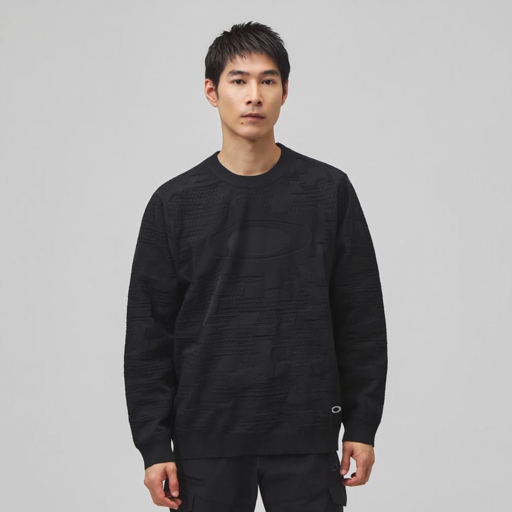 オークリー ゴルフウェア 長袖セーター 秋 冬 CAMO JQ SWEATER 2.0