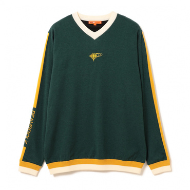 ORANGE LABEL / エアシャット 裏付き Vネック ニットプルオーバー 8215004864