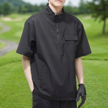 ハーフZIP半袖ブレーカー CORDURA(R)使用 TR-1W1016Z