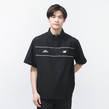 H/SLEEVE STAND ZIP PULLOVER 0126164003(ブラック-M)