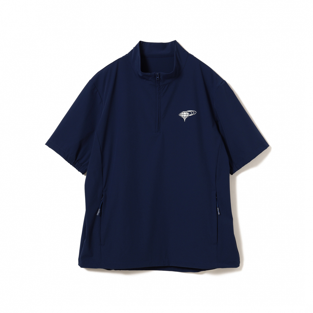 BEAMS GOLF 撥水 バックロゴ ショートスリーブ ピステ ORANGE LABEL バックロゴ ショートスリーブ ピステ(アウター