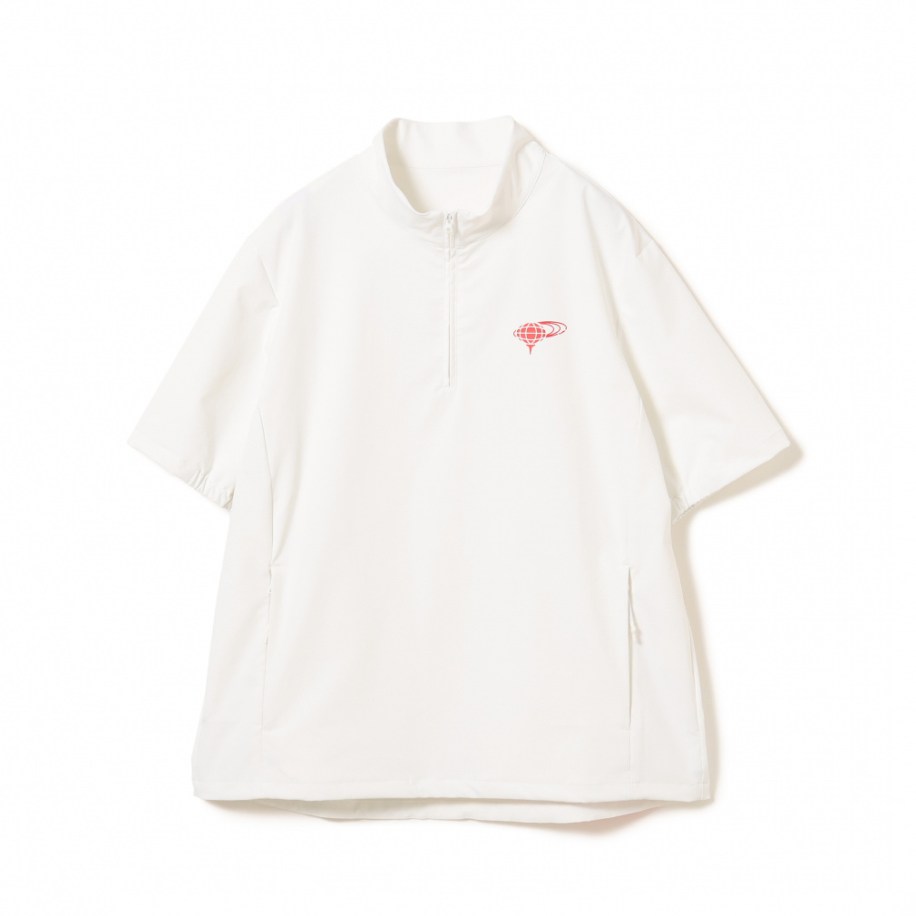 ビームスゴルフ ゴルフウェア 半袖ウインドブレーカー 春 夏 ORANGE