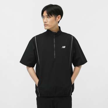 H/SLEEVE STAND ZIP BLOUSON 0125221002