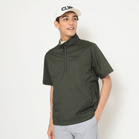 ストレッチミニリップストップ半袖ハーフジップブルゾン C25216100