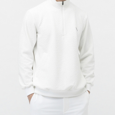 Air Jacquard Half Zip BGM15110