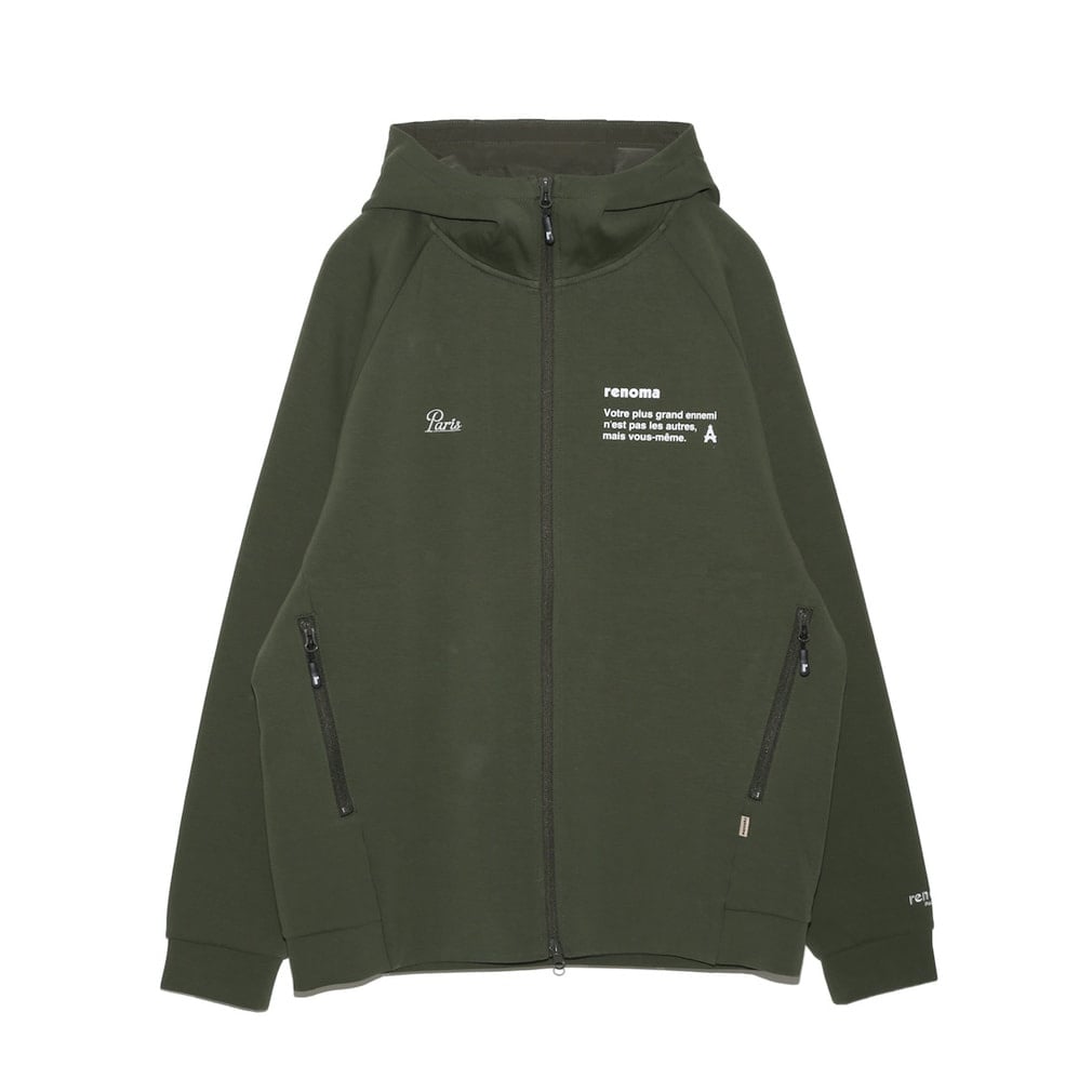 レノマ ゴルフウェア 長袖トレーナー 秋 冬 BASIC DOUBLE KNIT ZIP