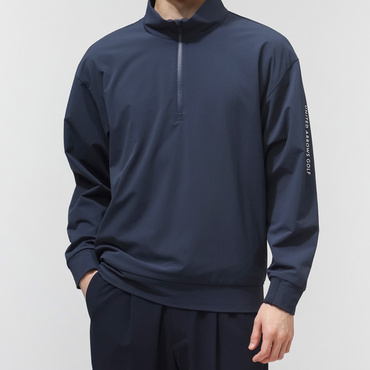 ユナイテッドアローズ ゴルフウェア 長袖トレーナー 秋 冬 UAG M STM/F Q/ZIP (UAM-25215) メンズ UNITED ARROWS