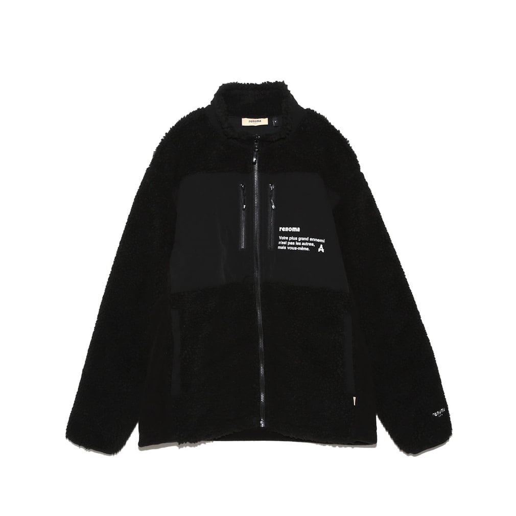 ���m�} �S���t�E�F�A �����g���[�i�[ �H �~ BASIC BOA FLEECE ZIP JACKET (RGBC-017) �����Y renoma