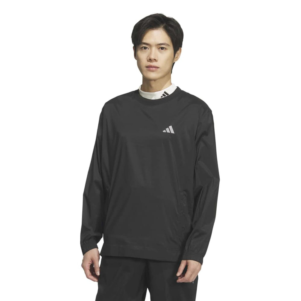 �A�f�B�_�X �S���t�E�F�A �����E�C���h�u���[�J�[ �t �� ���� �N���[�l�b�N �o�b�N�O���t�B�b�N �v���I�[�o�[ �W���P�b�g (BW262) �����Y adidas