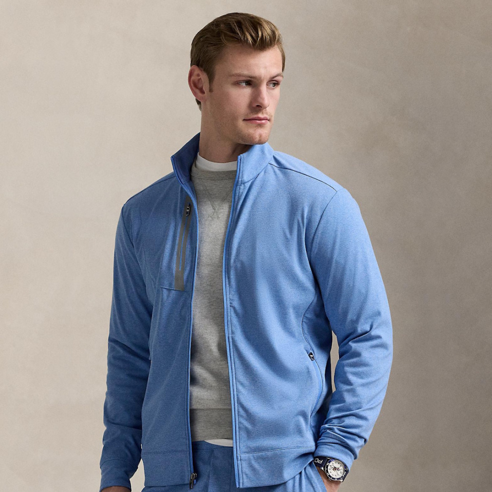 ラルフローレン ゴルフウェア 長袖ウインドブレーカー 春 夏 パフォーマンス ジャージー ジャケット (SS25-2213) メンズ RALPH LAUREN