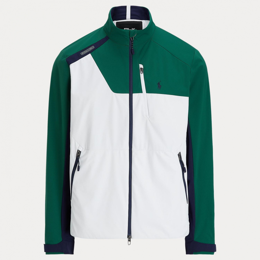 ラルフローレン ゴルフウェア 長袖ウインドブレーカー 春 夏 カラーブロック パッカブル ジャケット (SS25-2003) メンズ RALPH LAUREN