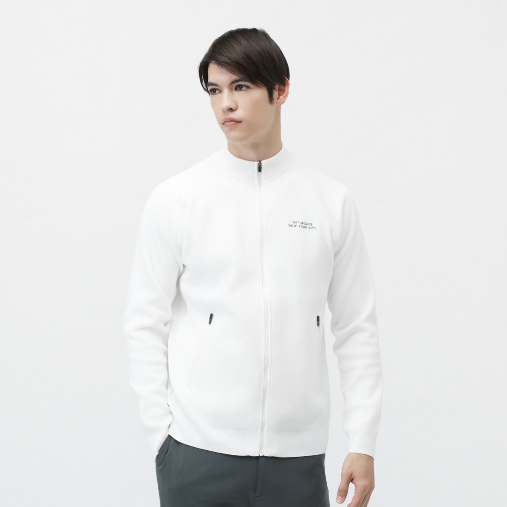 T^f[Yj[[NVeB StEFA EChu[J[ t  Knit Blouson (BGK15000) Y SATURDAYS NEW YORK CITY