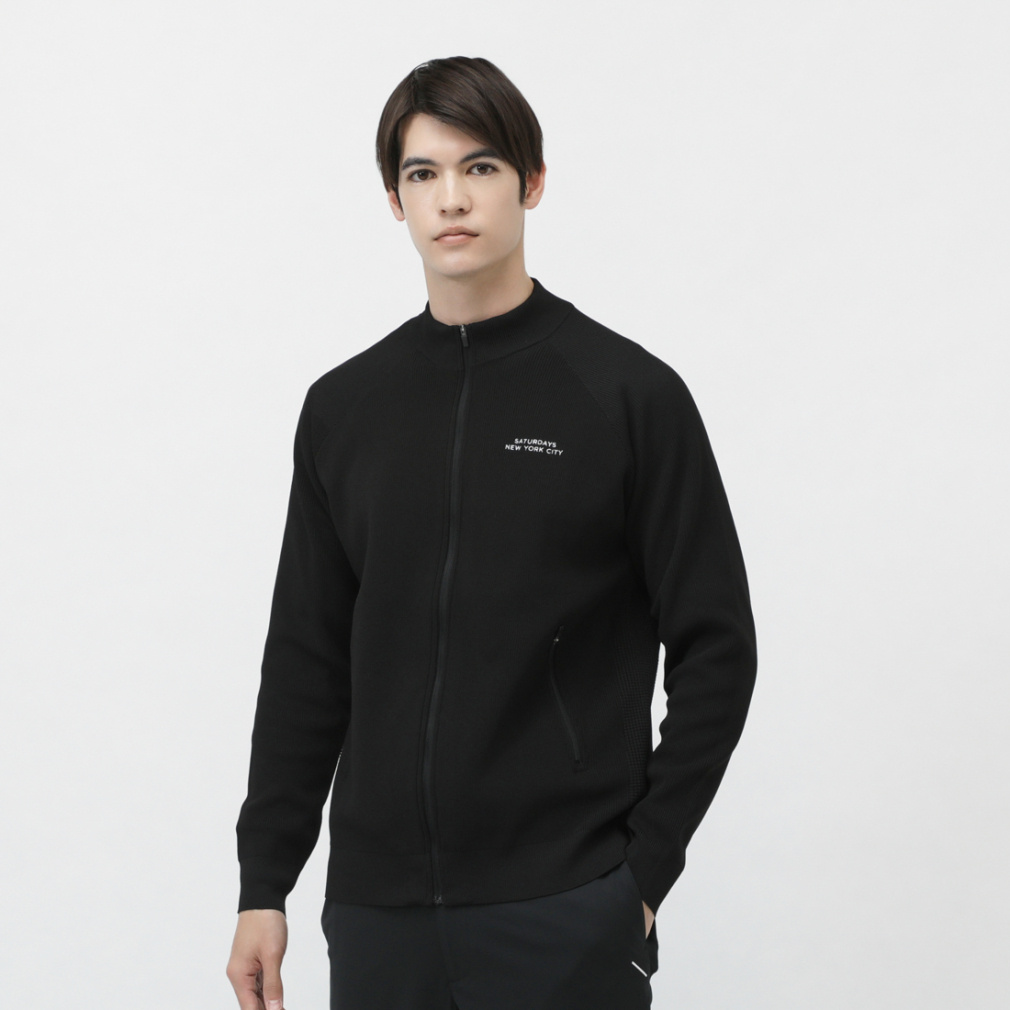 T^f[Yj[[NVeB StEFA EChu[J[ t  Knit Blouson (BGK15000) Y SATURDAYS NEW YORK CITY