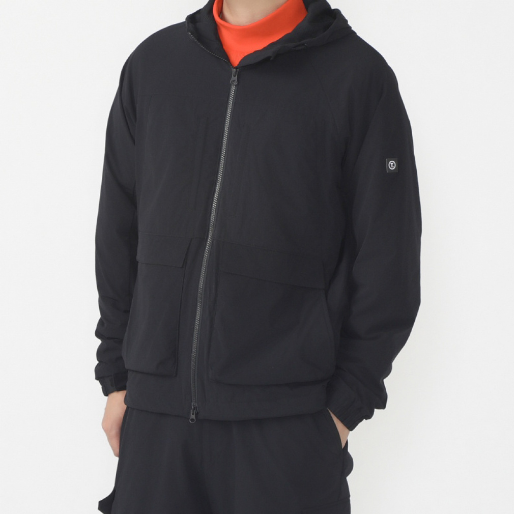 ティゴラ ゴルフウェア 長袖ウインドブレーカー 秋 冬 T.防寒ジャケット ストレッチ 撥水 UV Octa(R)cpcp(R) 保温 (TR-1W1634FJK) メンズ TIGORA