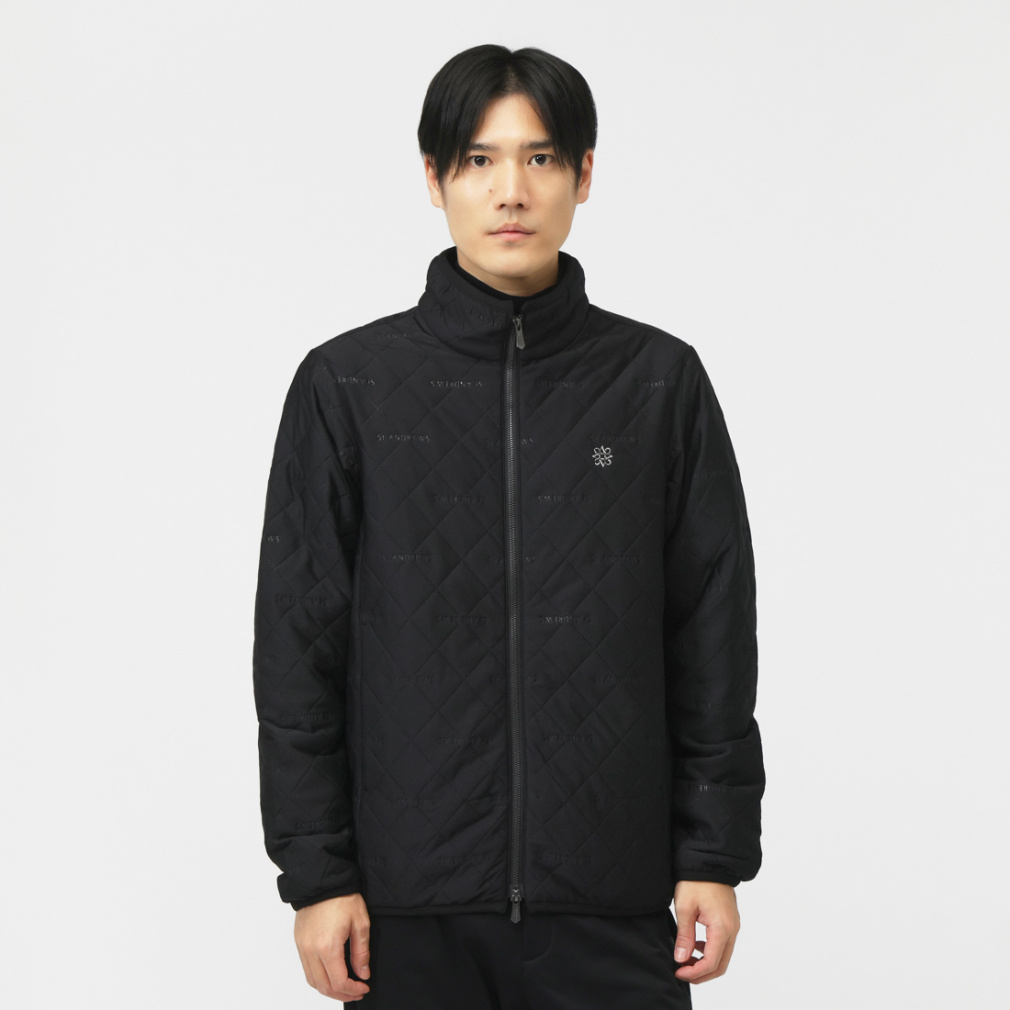 セントアンドリュース ゴルフウェア 中綿ジャケット 秋 冬 ロゴピン