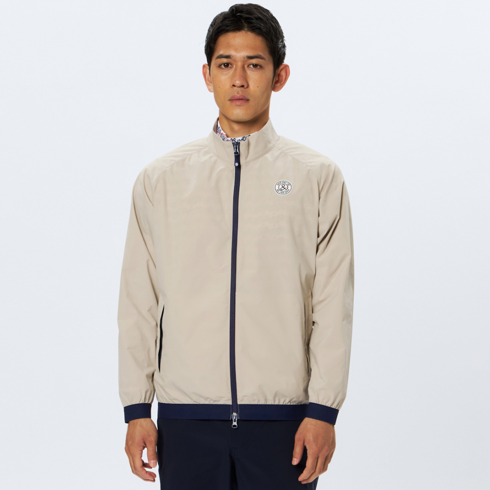 アンパスィ ゴルフウェア 半袖ウインドブレーカー 秋 冬 マルチ