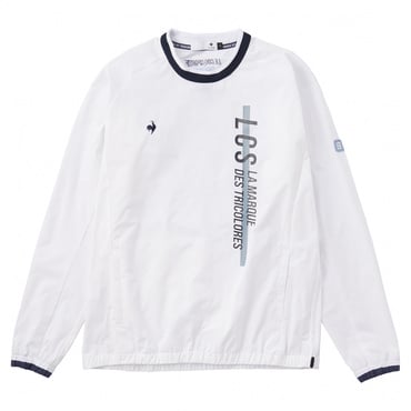 ストレッチフォーサー 長袖プルオーバー(ホワイト-M)