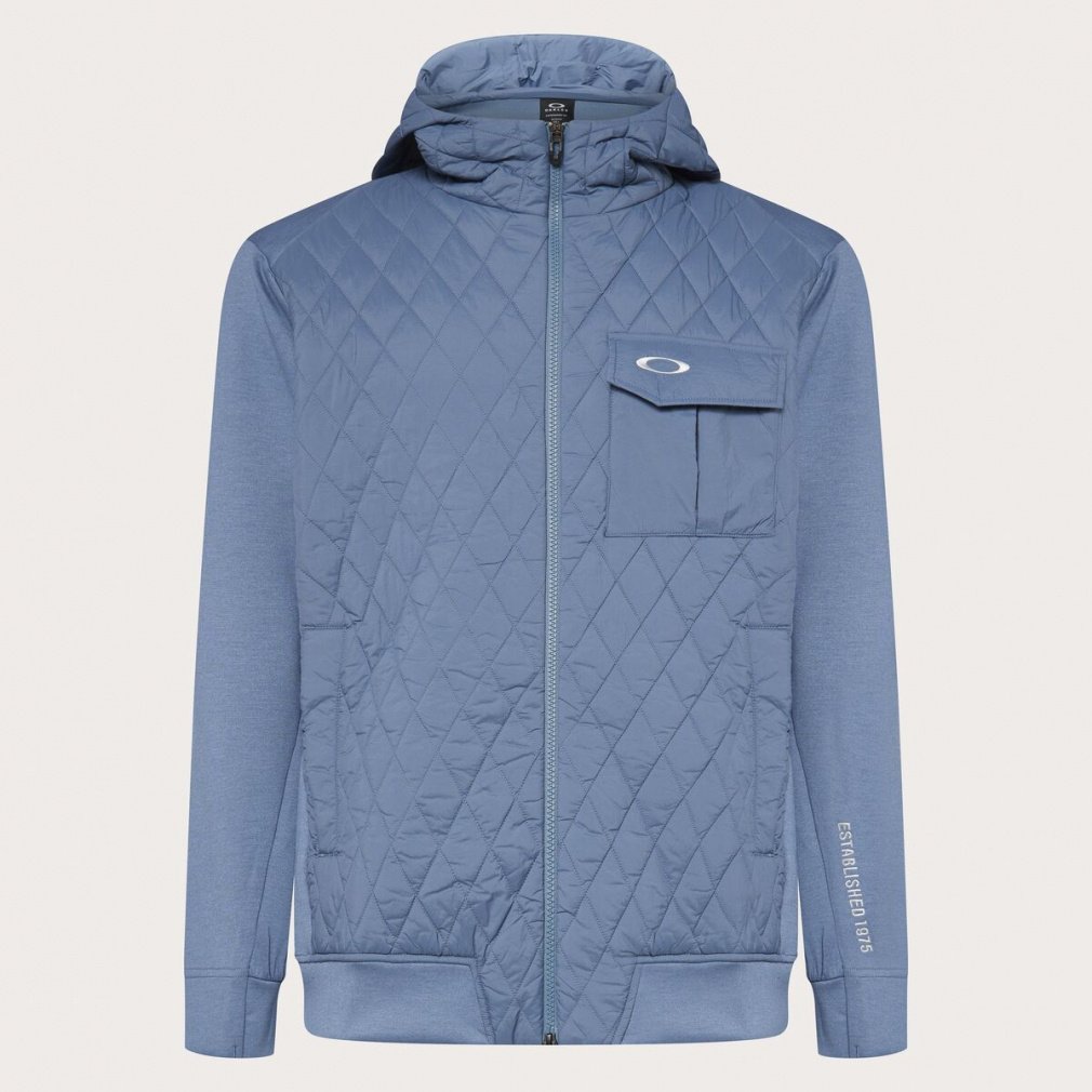 オークリー ゴルフウェア 長袖ウインドブレーカー 秋 冬 HYBRID PUFF FLEECE 8.0 (FOA408280) メンズ OAKLEY