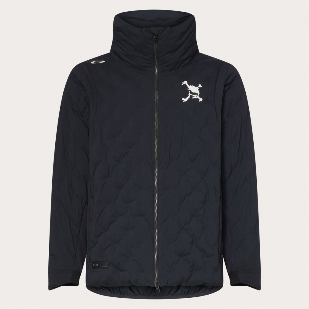 オークリー ゴルフウェア 長袖ウインドブレーカー 秋 冬 SKULL IDEALLY HYBRID PUFF JKT (FOA408277) メンズ OAKLEY