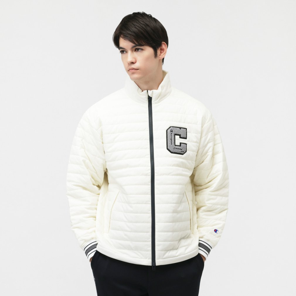 チャンピオン ゴルフウェア アウターウェア 秋 冬 ブライトストレッチクロス 中綿ジップジャケット (C3-CG604) メンズ Champion