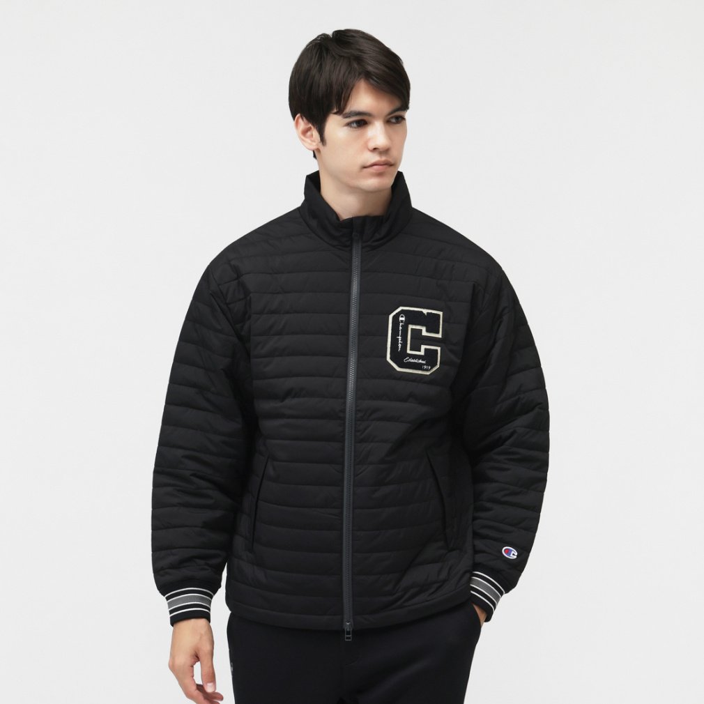 チャンピオン ゴルフウェア アウターウェア 秋 冬 ブライトストレッチクロス 中綿ジップジャケット (C3-CG604) メンズ Champion