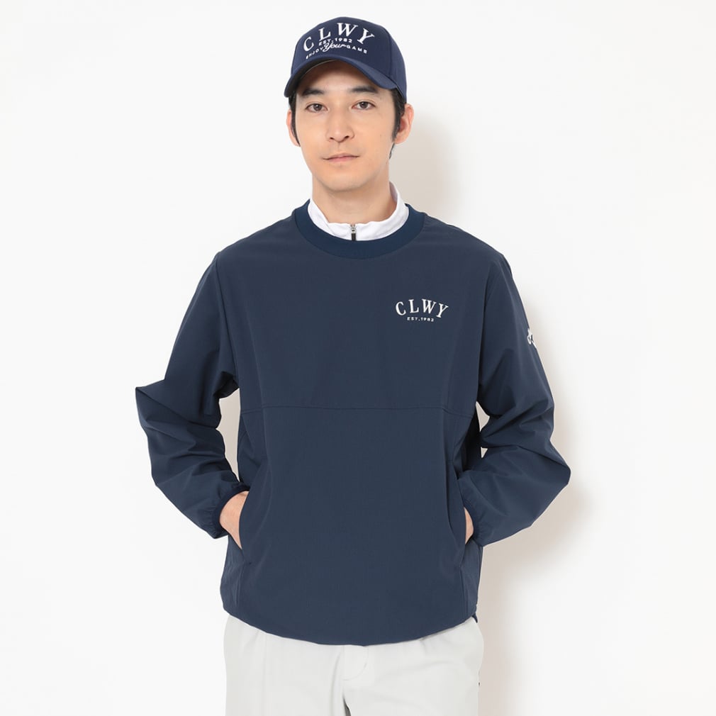 8WAYストレッチシアサッカーブルゾン C26115101(ネイビー-M)